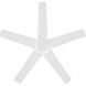 Astrea 52 inch Matte White with Matte White/Blonde Maple Reversible Blades Ceiling Fan